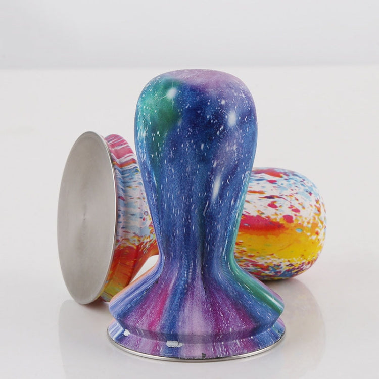 58mm Coffee Tamper Coloured Silicone Frosted Handle Coffee Hammer 304 Stainless Steel Powder Press Coffee Accessories Colorful