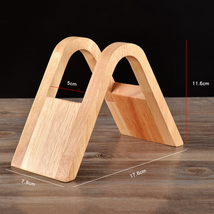 Coffee Filter Holder Coffee Storage Rack Filter Box Paper Base Bracket Display Stand Wooden V Holder