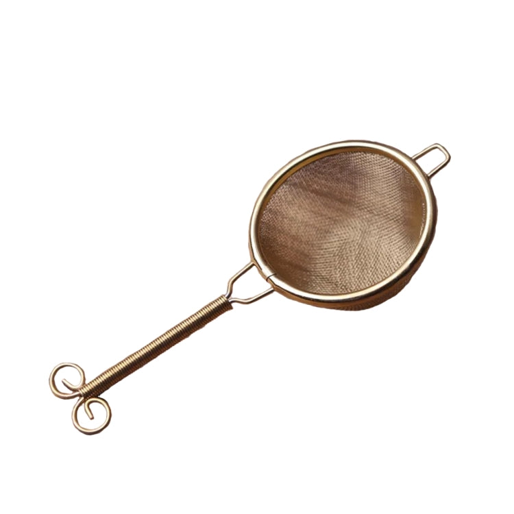 Reusable Herb Drinking Stainless Steel Filter Tea Strainer(Silver)