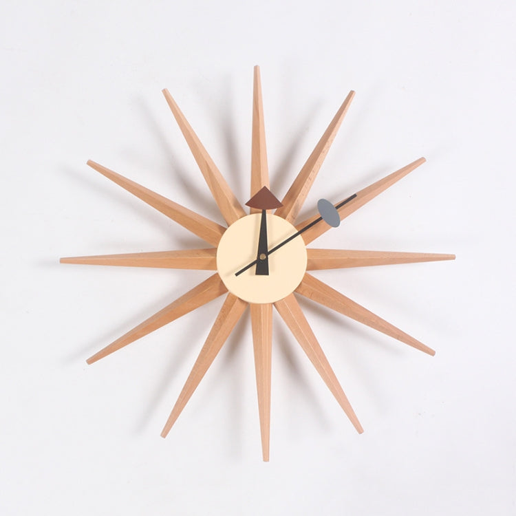 Simple Modern Sun Clock Creative Home Accessories Wall Clock