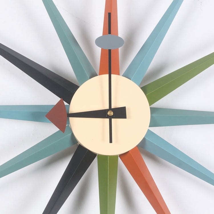 Simple Modern Sun Clock Creative Home Accessories Wall Clock