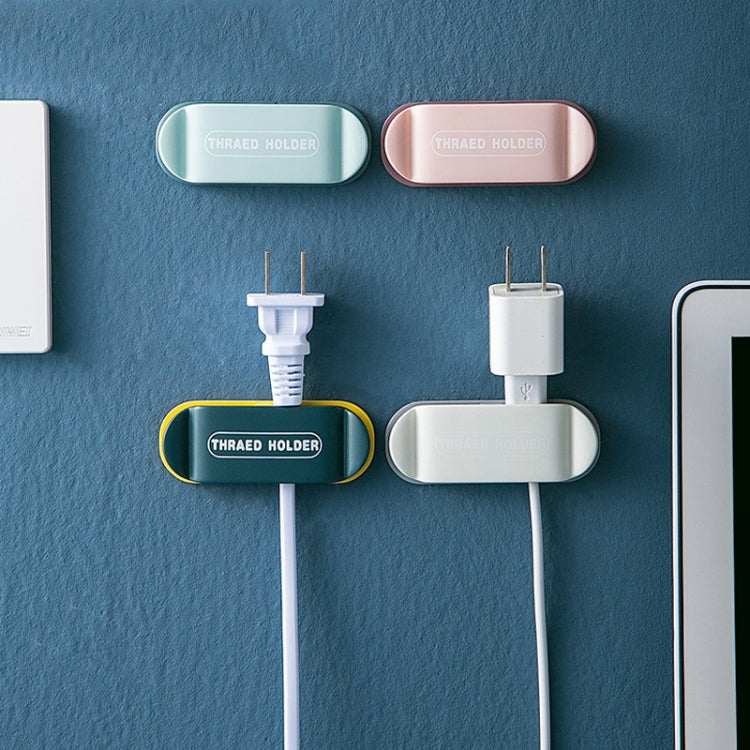 4 in 1 Multifunctional Home Creative Free Punching Plug Holder Wire Storage Artifact