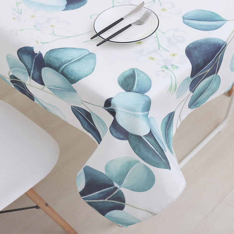 Greenery Waterproof Tablecloth Restaurant Kitchen Dust Cover Rectangular Tablecloth, Size:140x180cm