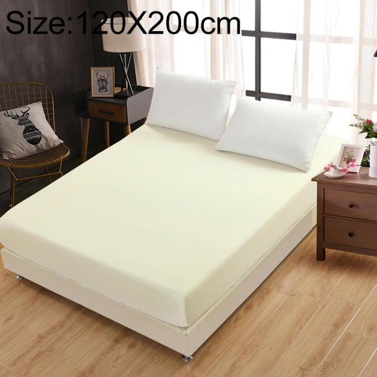 Plain Mattress Protector Bed Mat Mattress Cover Fitted Sheet, Size:120X200cm