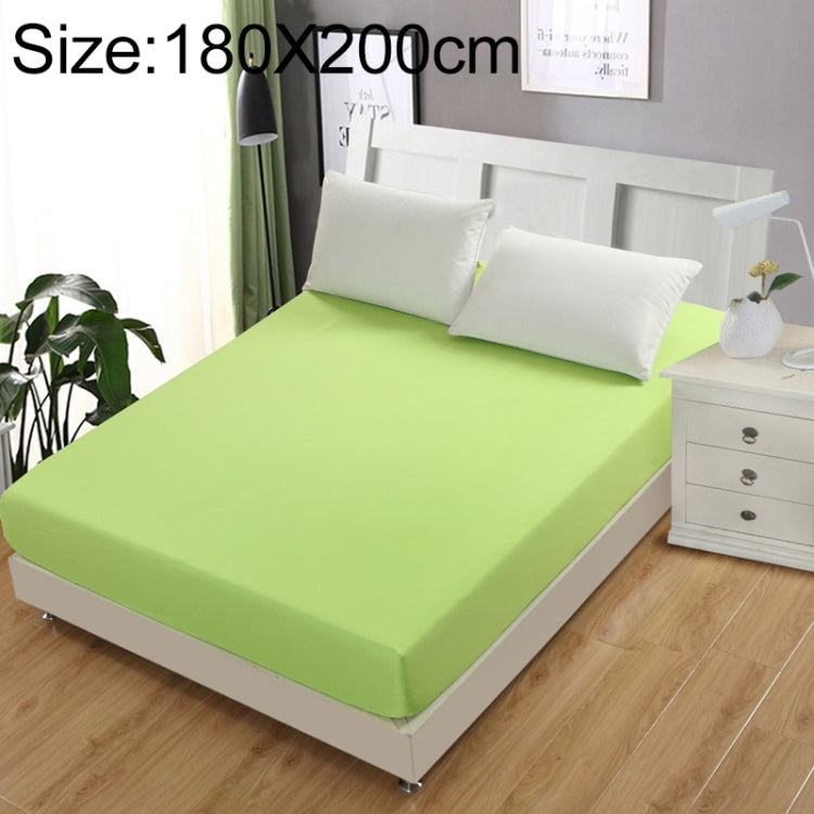 Plain Mattress Protector Bed Mat Mattress Cover Fitted Sheet, Size:180X200cm