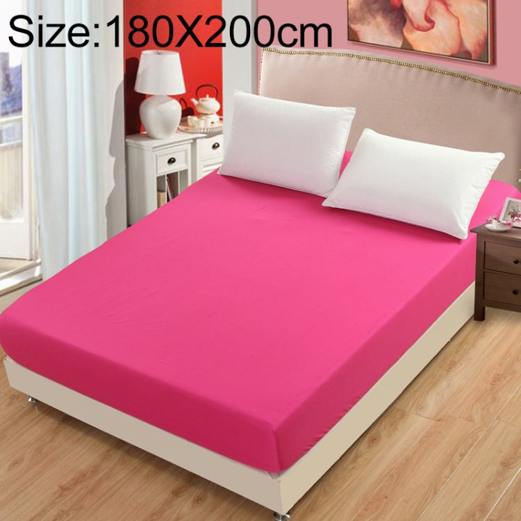 Plain Mattress Protector Bed Mat Mattress Cover Fitted Sheet, Size:180X200cm