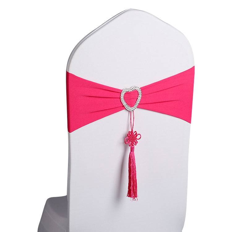 Stretch Chair Bound Chinese Knot Chair Sashes Cover Wedding Chair Decoration For Wedding Party Ceremony Banquet Event Decor