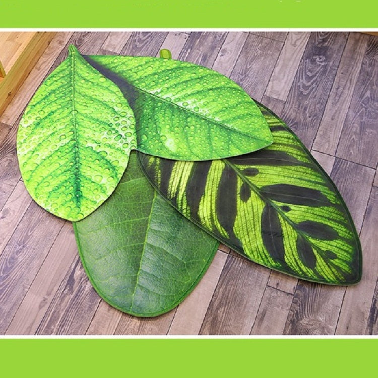 Creative Artificial Plant Flower Anti-slip Carpet Small Size