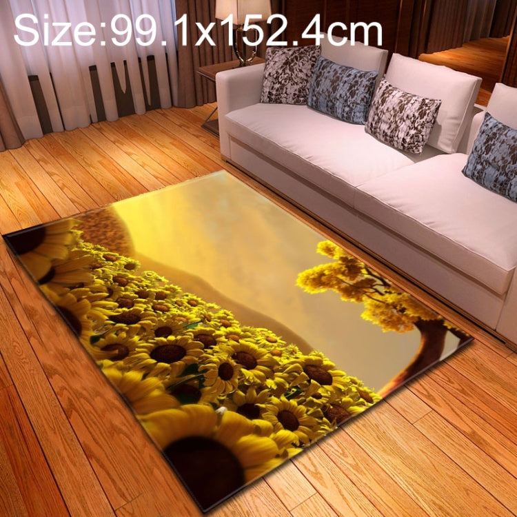 99.1x152.4cm Modern Fashion Home Sunset View Floor Mat