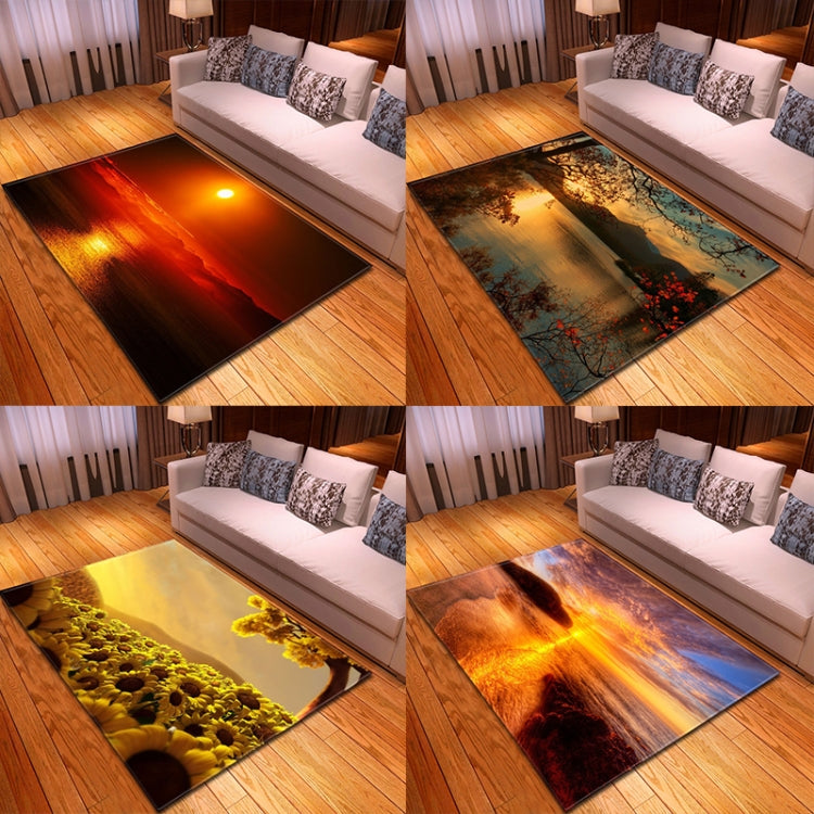 121.9x182.9cm Modern Fashion Home Sunset View Floor Mat