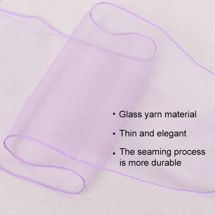 2 PCS Sheer Ribbon Organza Wedding Chair Decorations Sashes Belt Knot Chair Bow Bands Ties Chairs Wedding Banquet Supplies