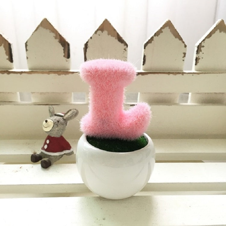 4 PCS Love Simulation Flower Pot Home Decoration Plant Potted Decoration