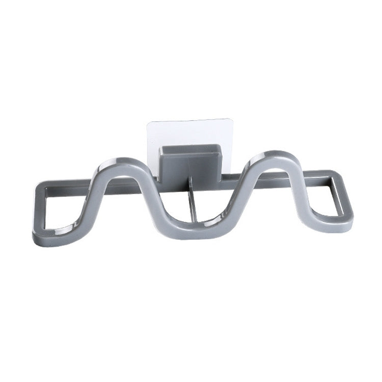 Bathroom Bedroom Seamless Sticker Wall Hanging Slippers Storage Rack Shelf Organizer