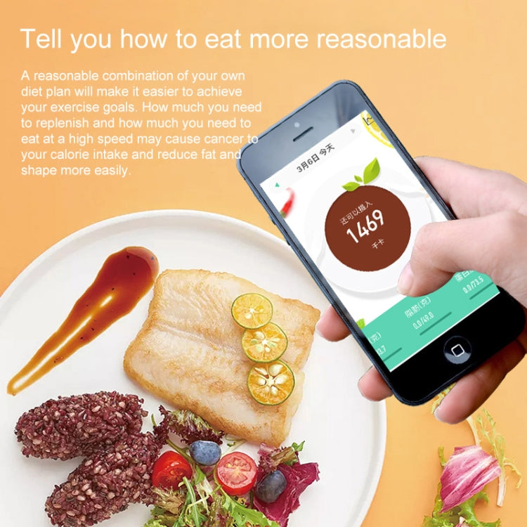 TUY Multifunctional Bluetooth Smart USB Mini Electronic Scale Weight Scale, Style:USB Charging Version(White)