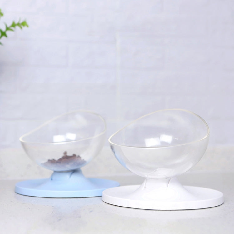 Transparent Oblique Single Bowl Protection Cervical Spine Multi-angle Adjustable Anti-skid Cat Bowl