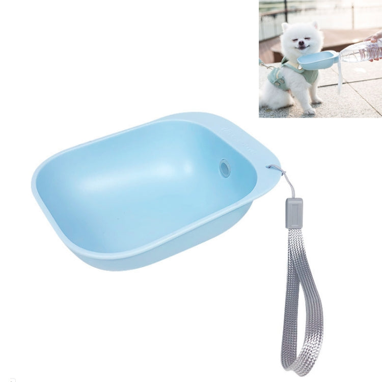 Pet Square Bowl Drinking Head Cat Portable Accompanying Cup Dog Drinking Fountain