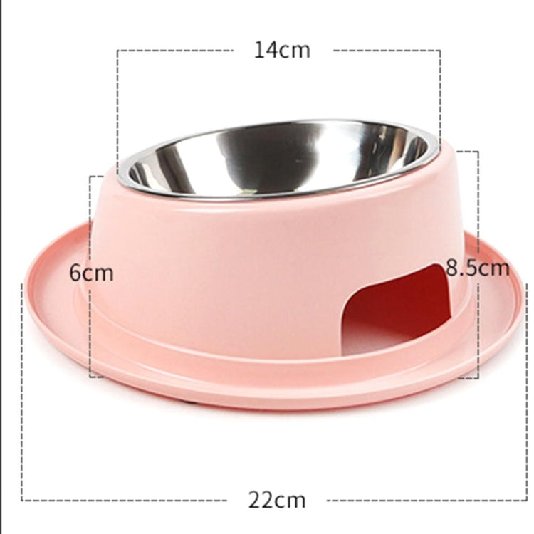 Safe Non-toxic Non-slip Stainless Steel Cat and Dog Bowl Pet Supplies
