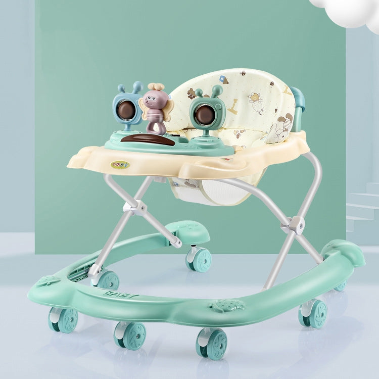 Baby Walker Anti-O-leg Multi-function Anti-rollover Trolley, Style:Without Awning, Specifications:Regular Version
