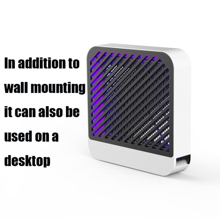 Electric Shock Mosquito Killer Mosquito Repellent Kitchen Bedroom Dining Room Fly Killer Lamp,CN Plug(White)