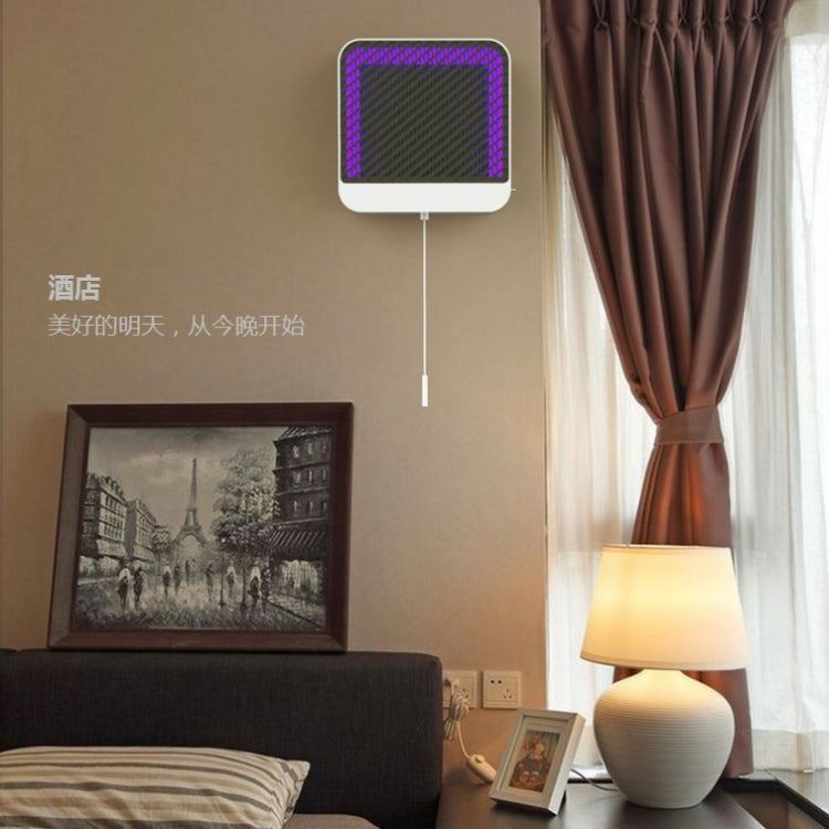 Electric Shock Mosquito Killer Mosquito Repellent Kitchen Bedroom Dining Room Fly Killer Lamp,CN Plug(White)