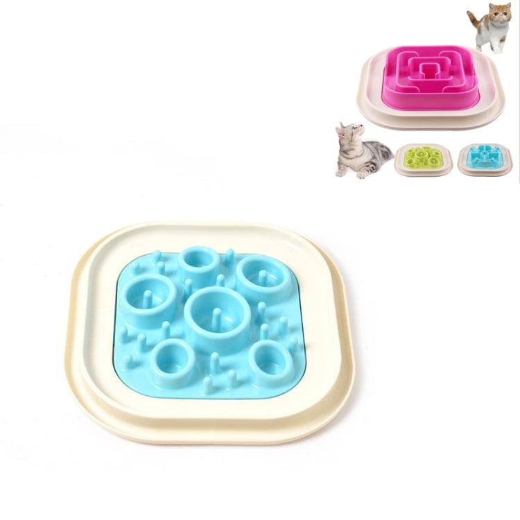 Pet Supplies Cats and Dogs Anti-skid Anti-choking Slow Food Pet Bowl