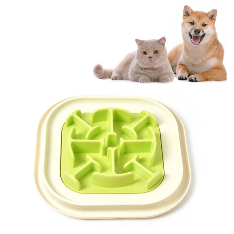 Pet Supplies Cats and Dogs Anti-skid Anti-choking Slow Food Pet Bowl