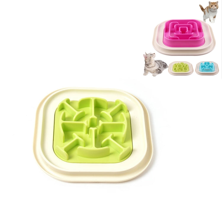 Pet Supplies Cats and Dogs Anti-skid Anti-choking Slow Food Pet Bowl