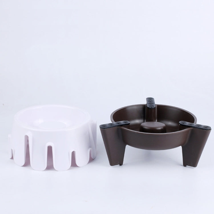 Adjustable Plastic Pet Cake Anti-skid Slow Food Dog Bowl