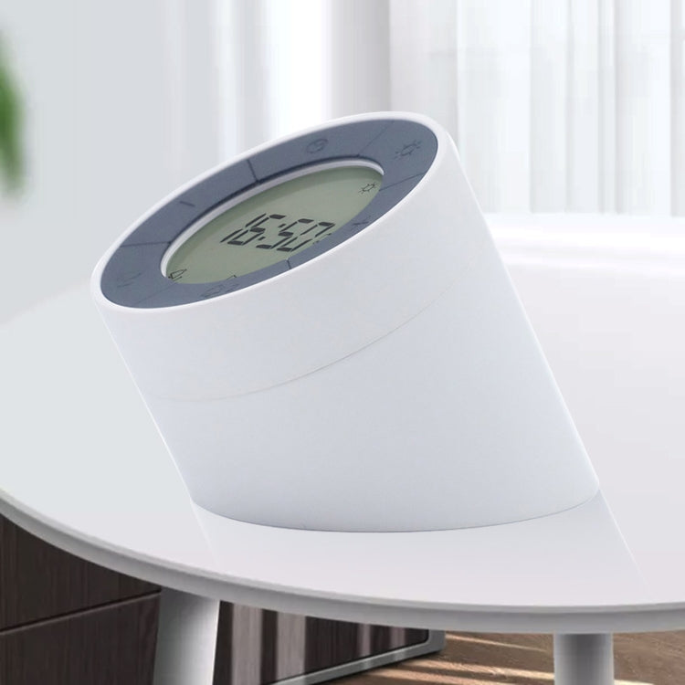 Simple Home Creative Multi-function Charging Stepless Dimming Alarm Clock Night Light