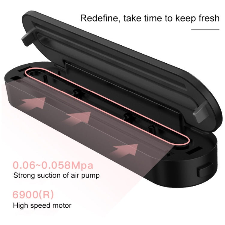 Food Small Vacuum Sealing Machine Household USB Charging Automatic Kitchen Fresh-keeping Machine