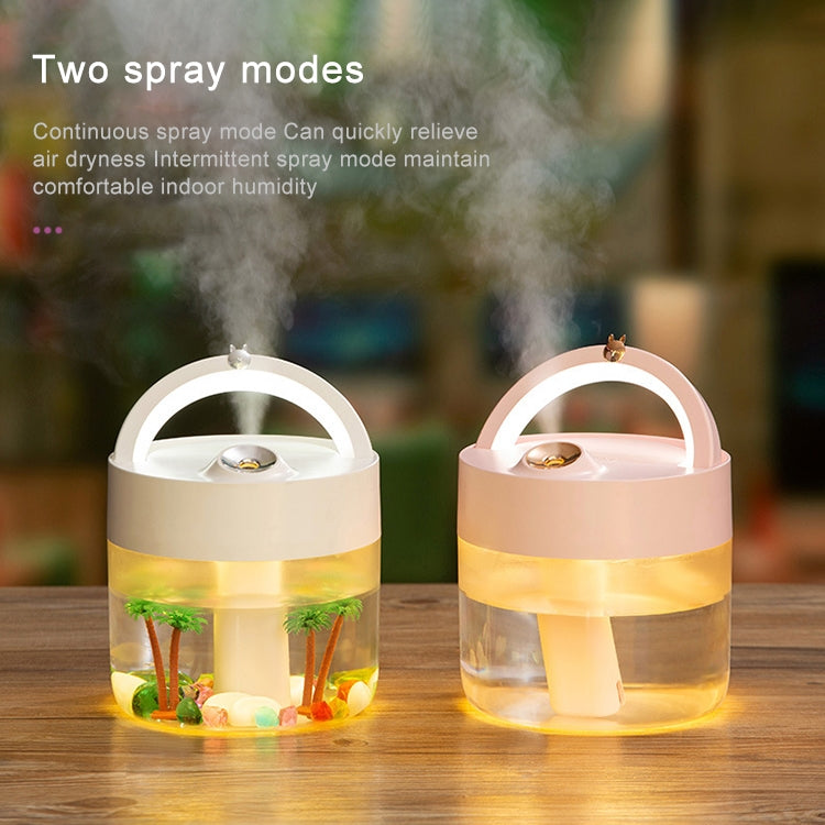 USB Charging Air Humidifier Heavy Fog Sprayer Household Desk Lamp Aromatherapy Diffuser Air Purifier