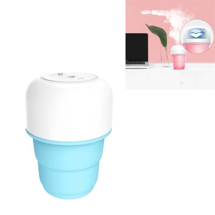 Ice Cream Foldable USB Night Light Mini Car Nano Spray Air Humidifier
