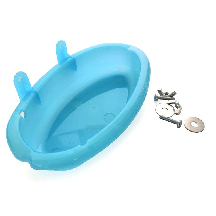 Parrot Round Bath Basin Shower Bathtub Kit Bird Bathtub Bathing Supplies, Style:No mirror