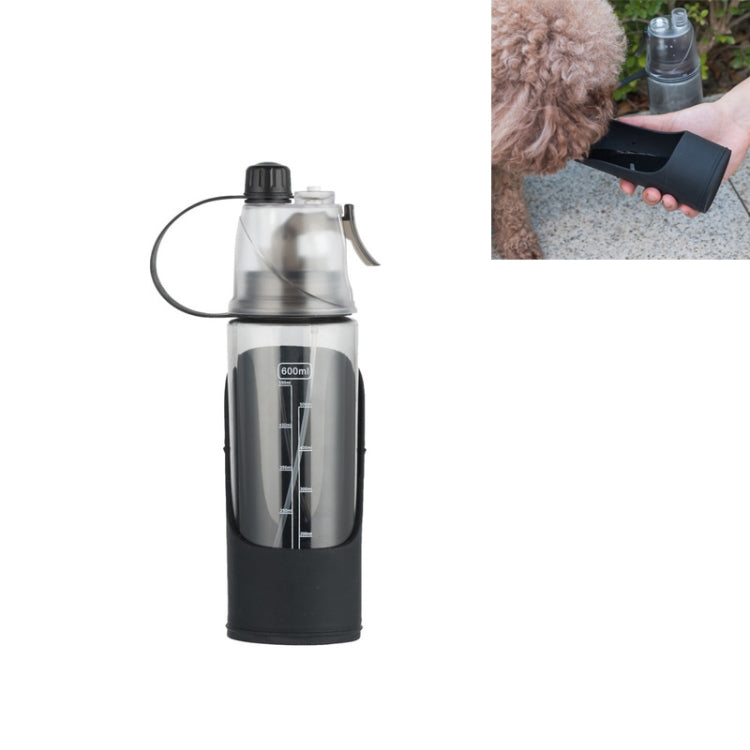 Personal Pet Dual Purpose Pet Spray Type Portable Outgoing Cup Dog Drinking Fountain