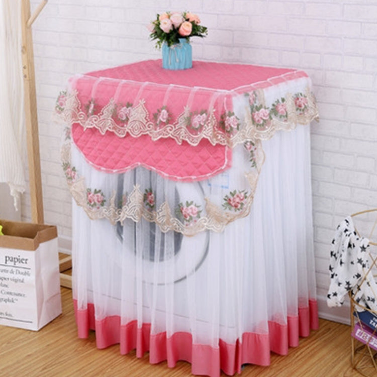 Cloth Lace Automatic Washing Machine Dust Sunscreen Cover For Roller