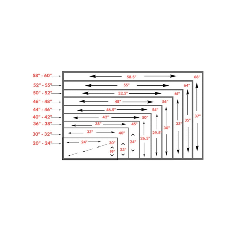 Outdoor TV Waterproof and Dustproof Universal Protector Cover, Size:40-42 inch