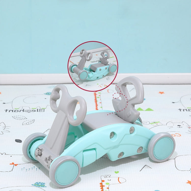 Children Rocking Horse Yo Car Combination Plastic Rocking Cradles Baby Home Scooter Walker