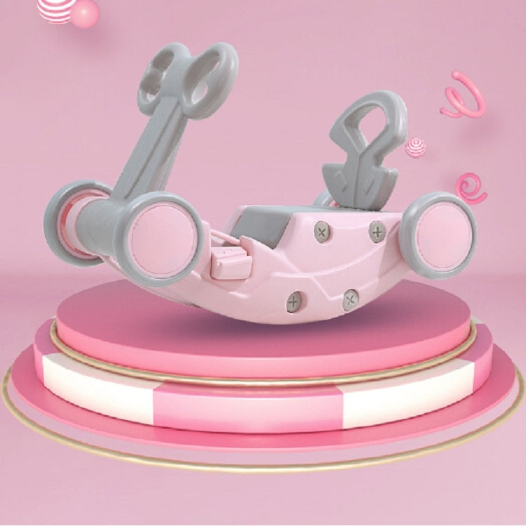 Children Rocking Horse Yo Car Combination Plastic Rocking Cradles Baby Home Scooter Walker