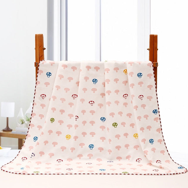 Cotton Two-Layer Gauze Newborn Blanket