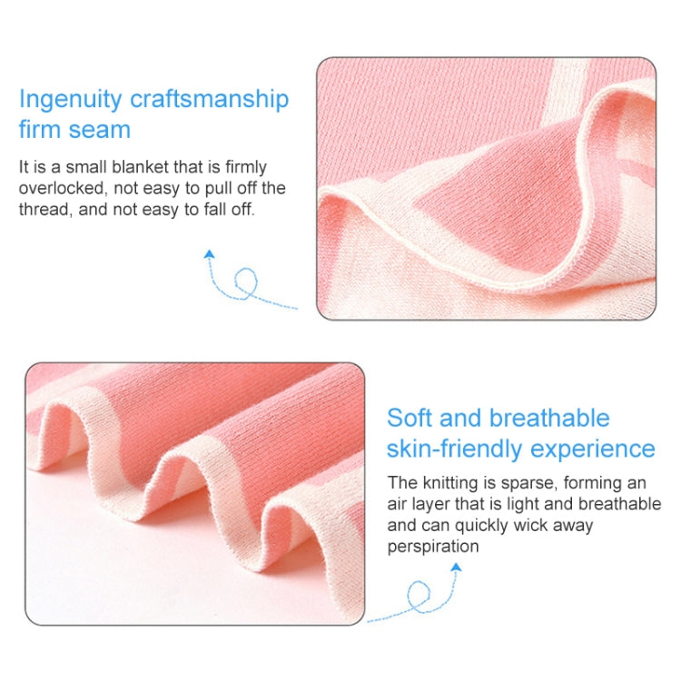 Knitted Plaid Baby Blanket