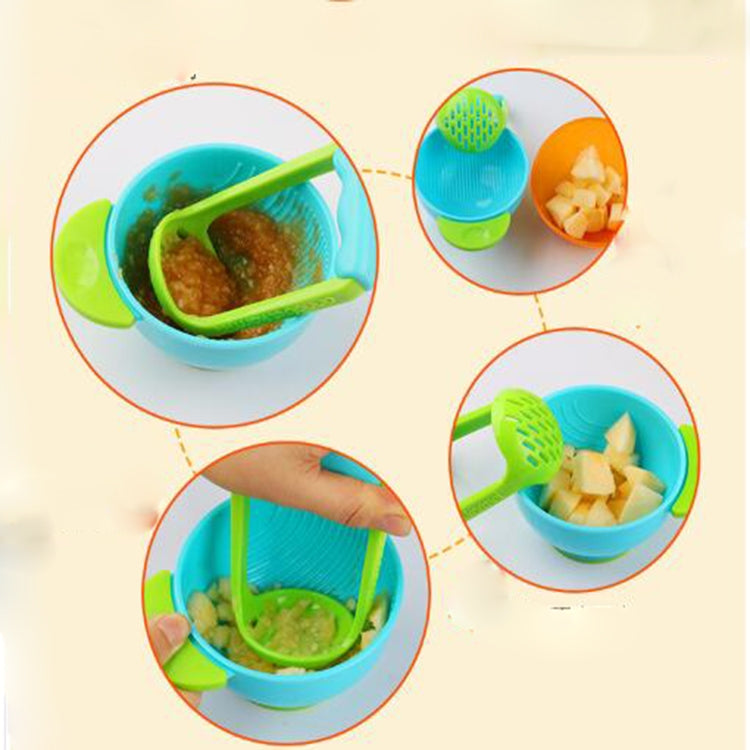 Baby Grinding Bowl Handmade Grinding Food