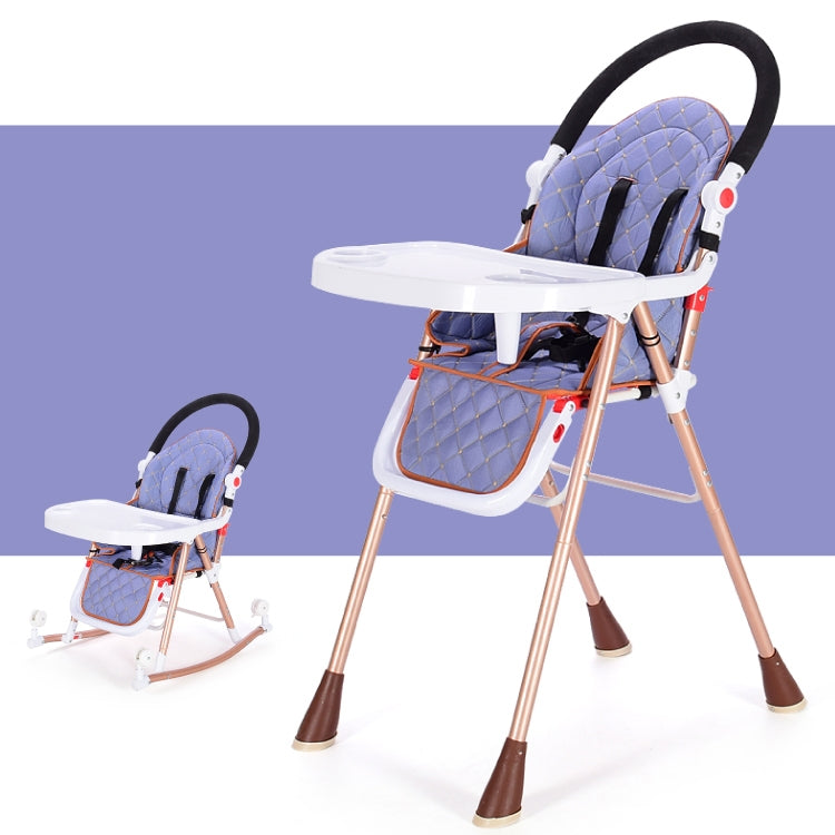 3 In 1 Portable Folding Multi-functional Baby Highchair Dining Seat Table Adjustable Baby Rocking Chair