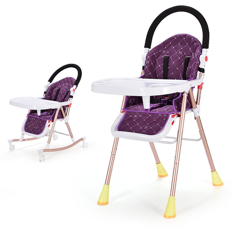 3 In 1 Portable Folding Multi-functional Baby Highchair Dining Seat Table Adjustable Baby Rocking Chair