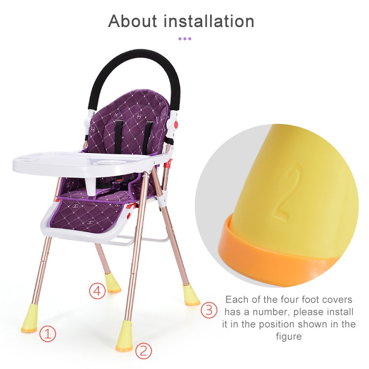3 In 1 Portable Folding Multi-functional Baby Highchair Dining Seat Table Adjustable Baby Rocking Chair