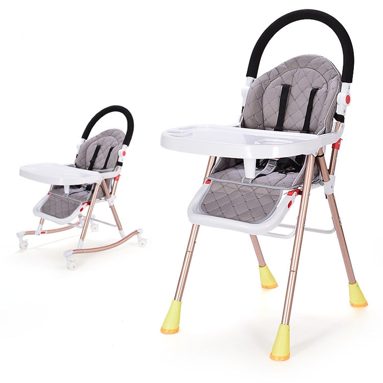3 In 1 Portable Folding Multi-functional Baby Highchair Dining Seat Table Adjustable Baby Rocking Chair