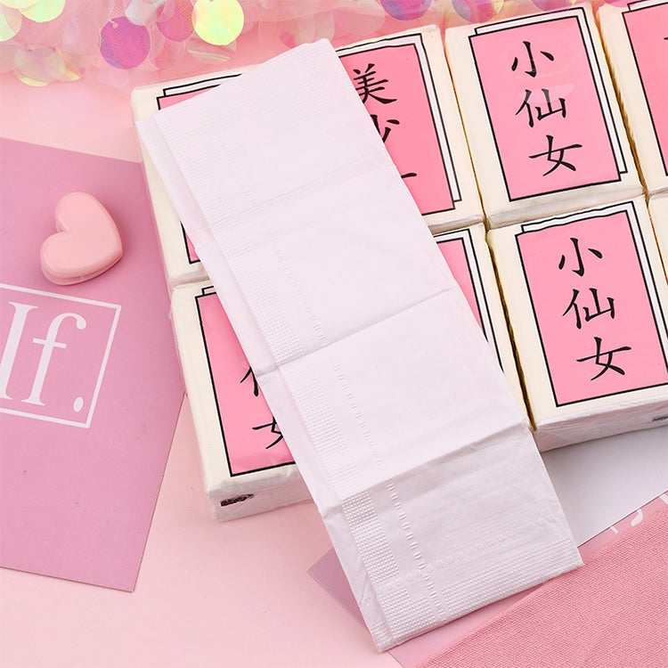 5 PCS Cute Girl Heart Pink Girl Style Napkin Facial Tissue Handkerchief Paper