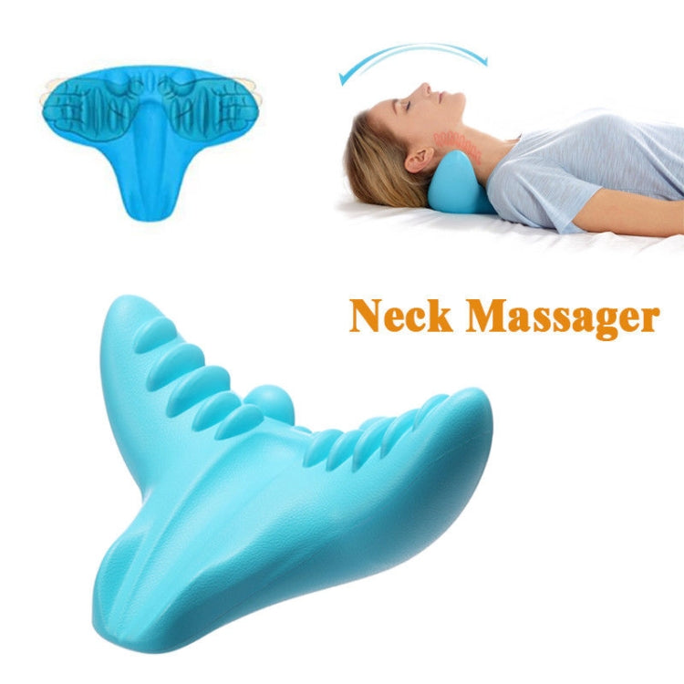 Acupressure Massage Pillow C-Rest Neck Cervical Shoulder Muscle Relaxer High Density Memory Foam Pillow Tools