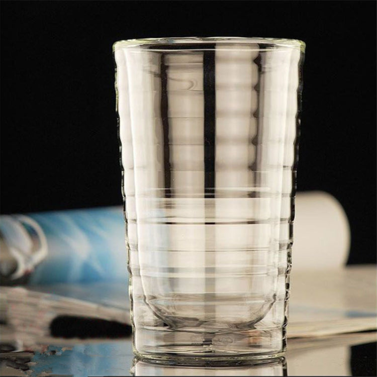 2 PCS Coffee Cup Double Wall Glass Clear Insulated Espresso Cups Heat-resistant Tea Cup