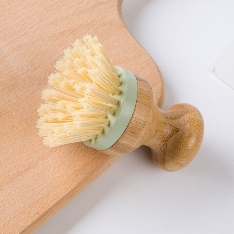 Multifunctional Tool Kitchen Cleaning Brush Wooden Handle Dish Scrubber Pot Pan Dishwasher, Material:Solid wood