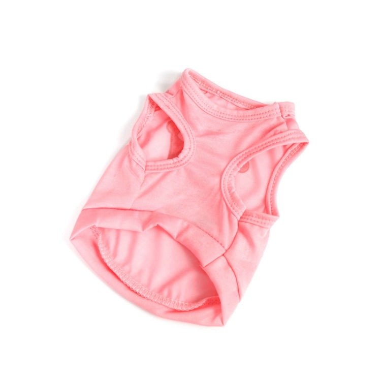 Cute Little Pet Dog Clothes Crown Vest Pet Clothes, Size:M(Rose Red)